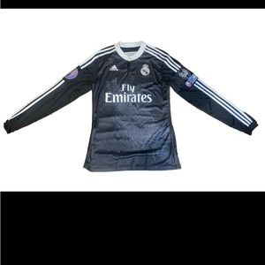 2014-15 Real Madrid Third Black Dragon Jersey Long Sleeve